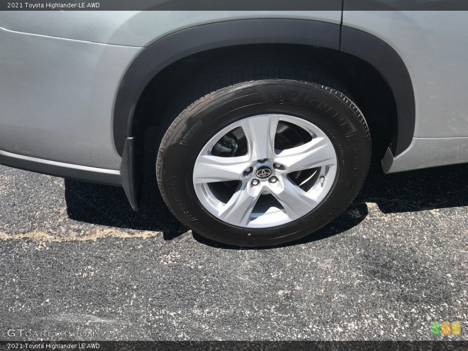 2021 Toyota Highlander LE AWD Wheel and Tire Photo #146330601