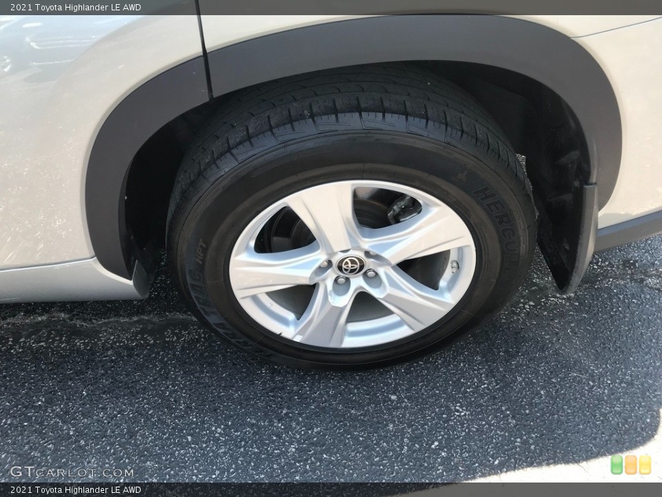 2021 Toyota Highlander LE AWD Wheel and Tire Photo #146330607