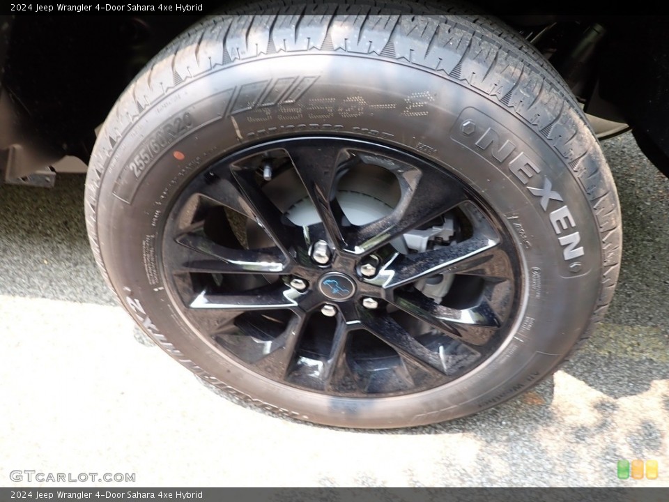 2024 Jeep Wrangler 4-Door Sahara 4xe Hybrid Wheel and Tire Photo #146337750