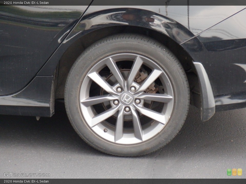 2020 Honda Civic EX-L Sedan Wheel and Tire Photo #146340531