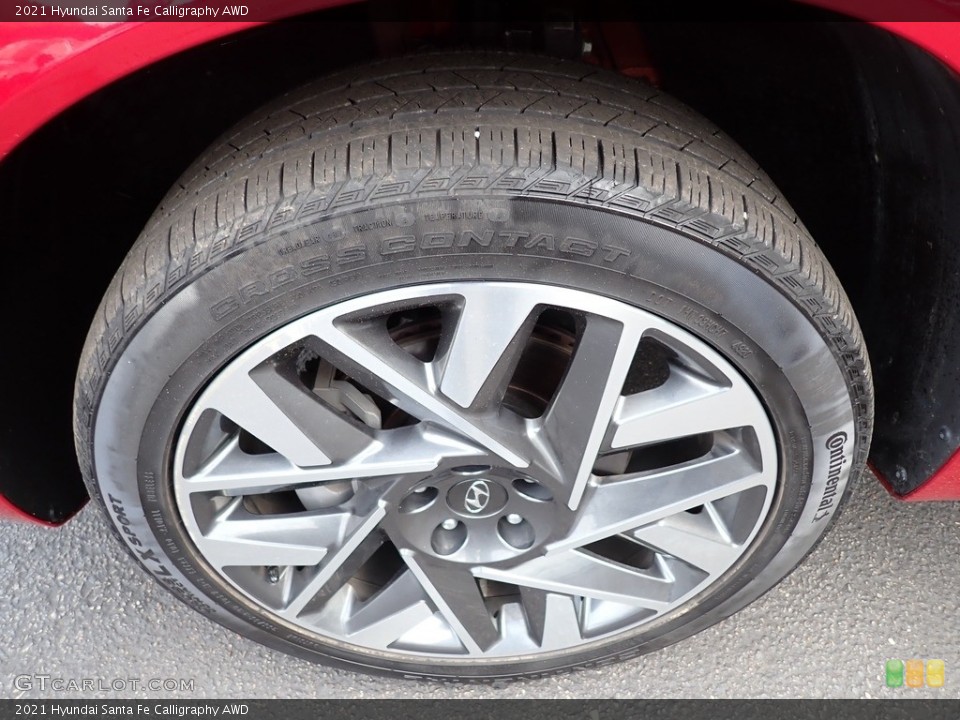2021 Hyundai Santa Fe Calligraphy AWD Wheel and Tire Photo #146343112