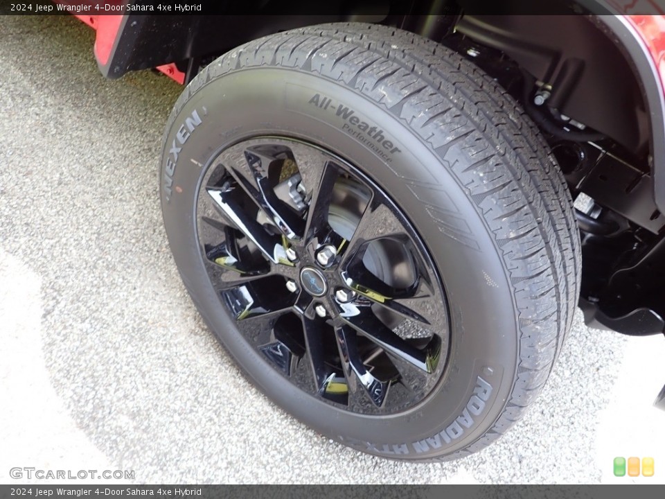 2024 Jeep Wrangler 4-Door Sahara 4xe Hybrid Wheel and Tire Photo #146356914