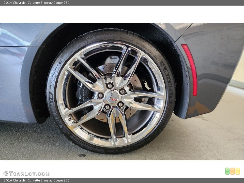 2014 Chevrolet Corvette Stingray Coupe Z51 Wheel and Tire Photo #146360288