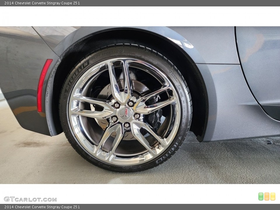 2014 Chevrolet Corvette Stingray Coupe Z51 Wheel and Tire Photo #146360305