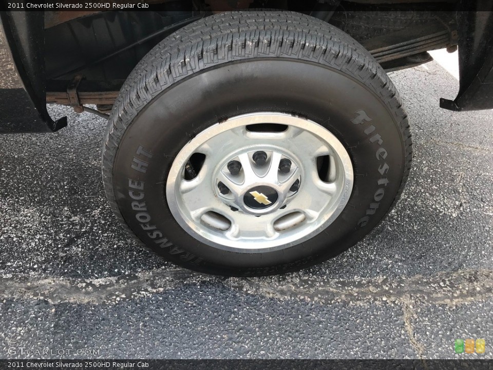 2011 Chevrolet Silverado 2500HD Regular Cab Wheel and Tire Photo #146364292