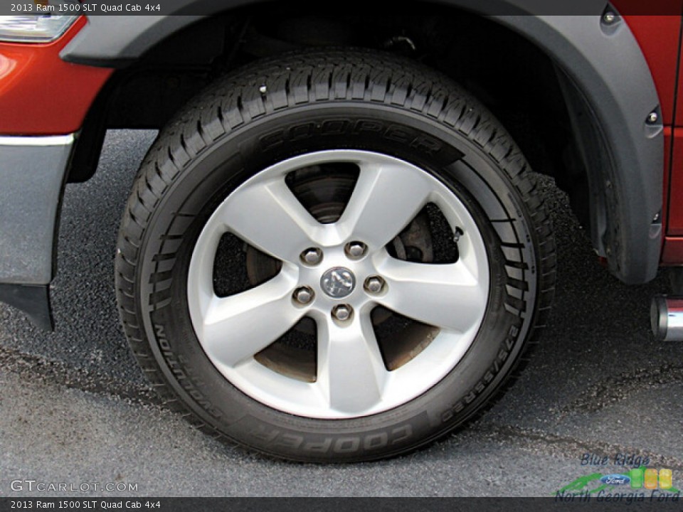 2013 Ram 1500 SLT Quad Cab 4x4 Wheel and Tire Photo #146364908