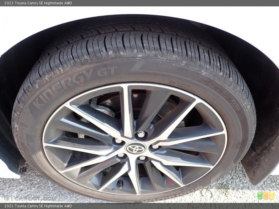 2023 Toyota Camry SE Nightshade AWD Wheel and Tire Photo #146372975
