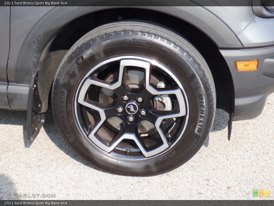 2021 Ford Bronco Sport Big Bend 4x4 Wheel and Tire Photo #146386341