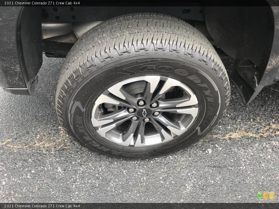 2021 Chevrolet Colorado Z71 Crew Cab 4x4 Wheel and Tire Photo #146391229
