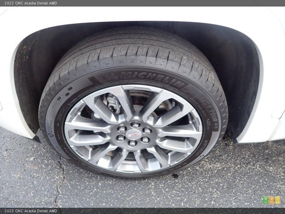 2022 GMC Acadia Denali AWD Wheel and Tire Photo #146399906