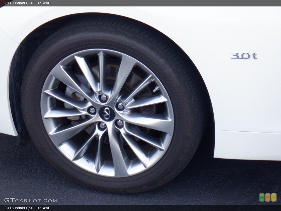 2018 Infiniti Q50 3.0t AWD Wheel and Tire Photo #146402987