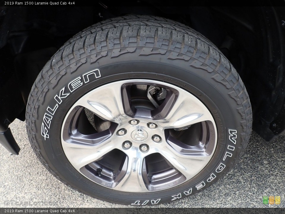 2019 Ram 1500 Laramie Quad Cab 4x4 Wheel and Tire Photo #146407095