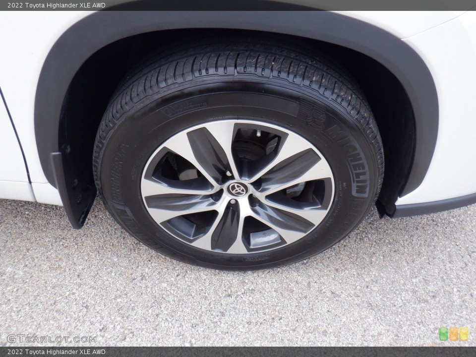 2022 Toyota Highlander XLE AWD Wheel and Tire Photo #146407977
