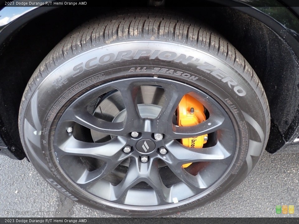 2023 Dodge Durango R/T Hemi Orange AWD Wheel and Tire Photo #146420004