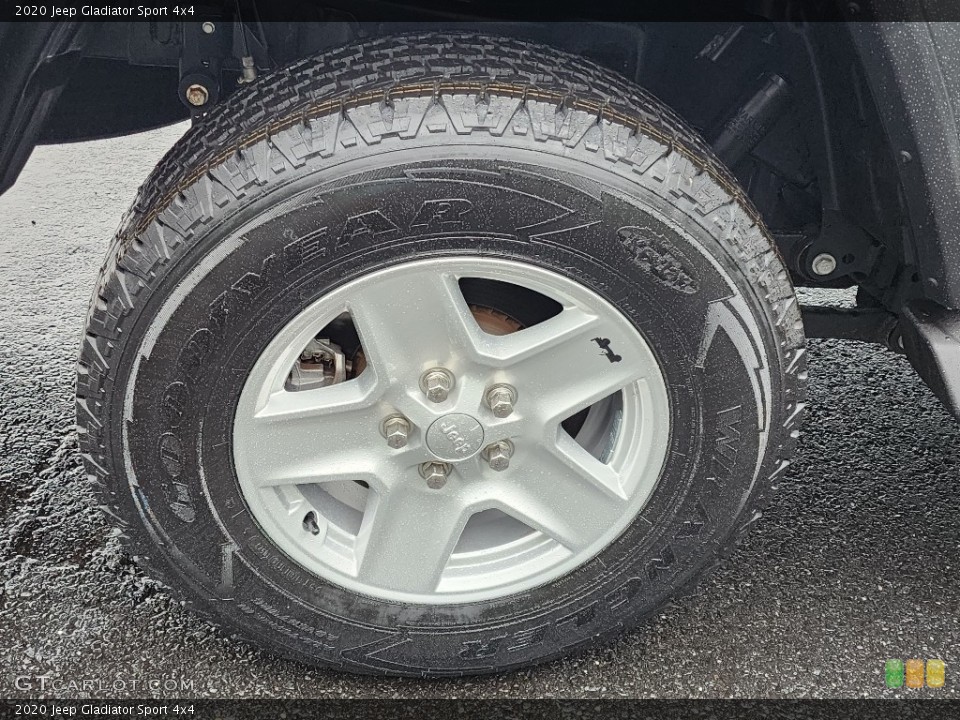 2020 Jeep Gladiator Sport 4x4 Wheel and Tire Photo #146424524