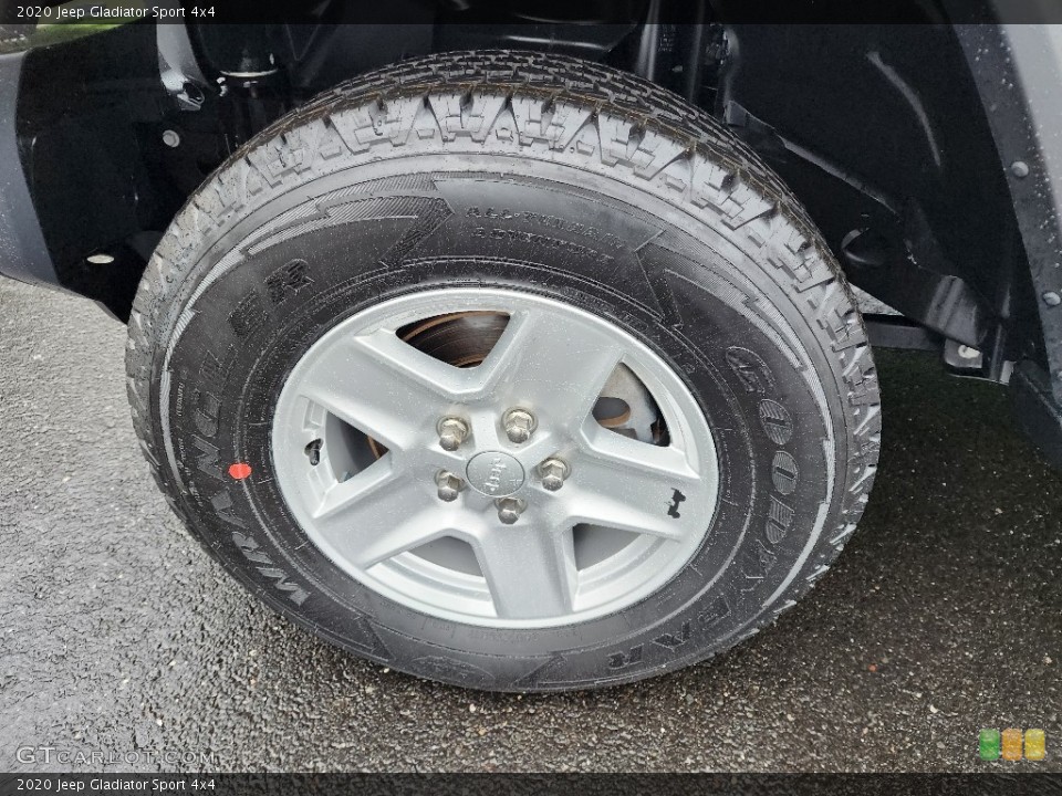 2020 Jeep Gladiator Sport 4x4 Wheel and Tire Photo #146424578