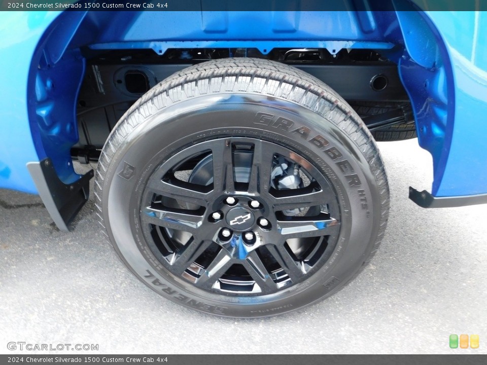 2024 Chevrolet Silverado 1500 Custom Crew Cab 4x4 Wheel and Tire Photo #146431856