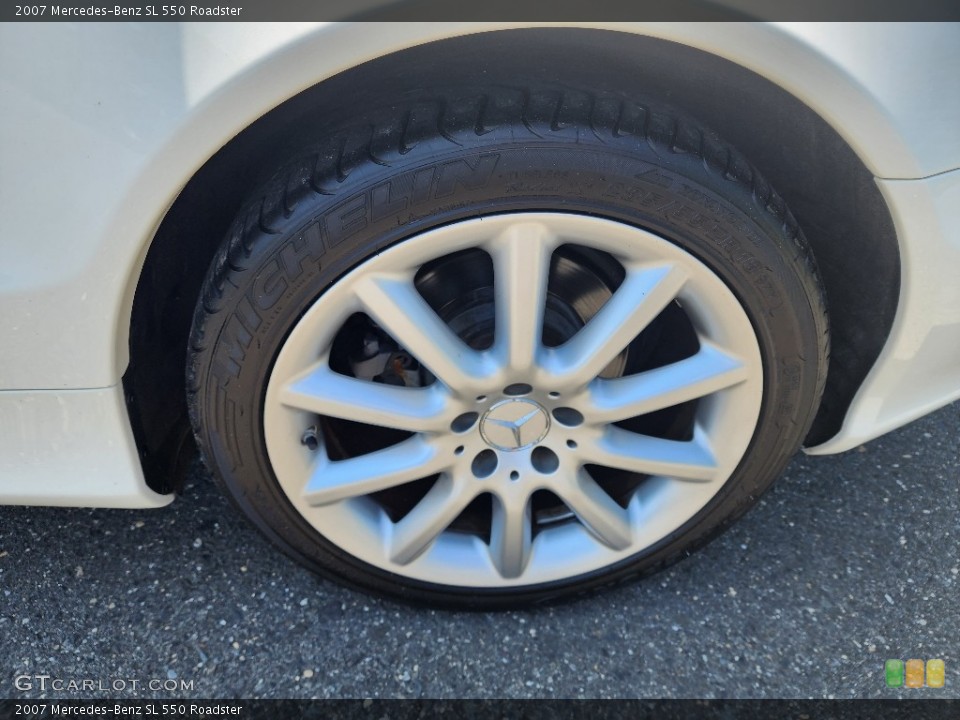2007 Mercedes-Benz SL 550 Roadster Wheel and Tire Photo #146432966