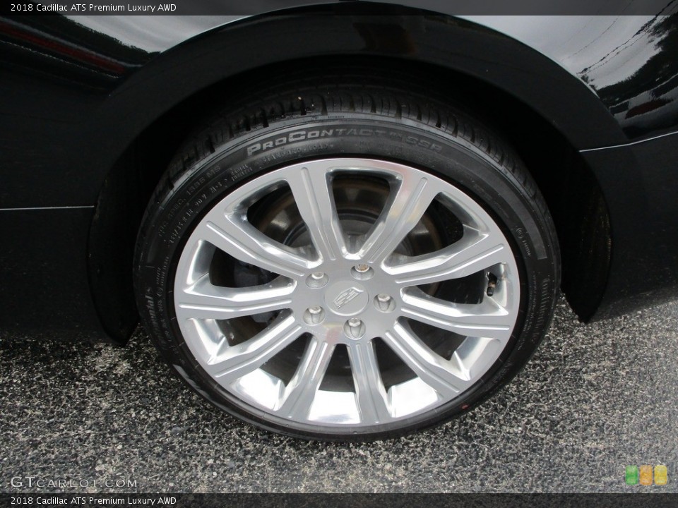 2018 Cadillac ATS Premium Luxury AWD Wheel and Tire Photo #146436355