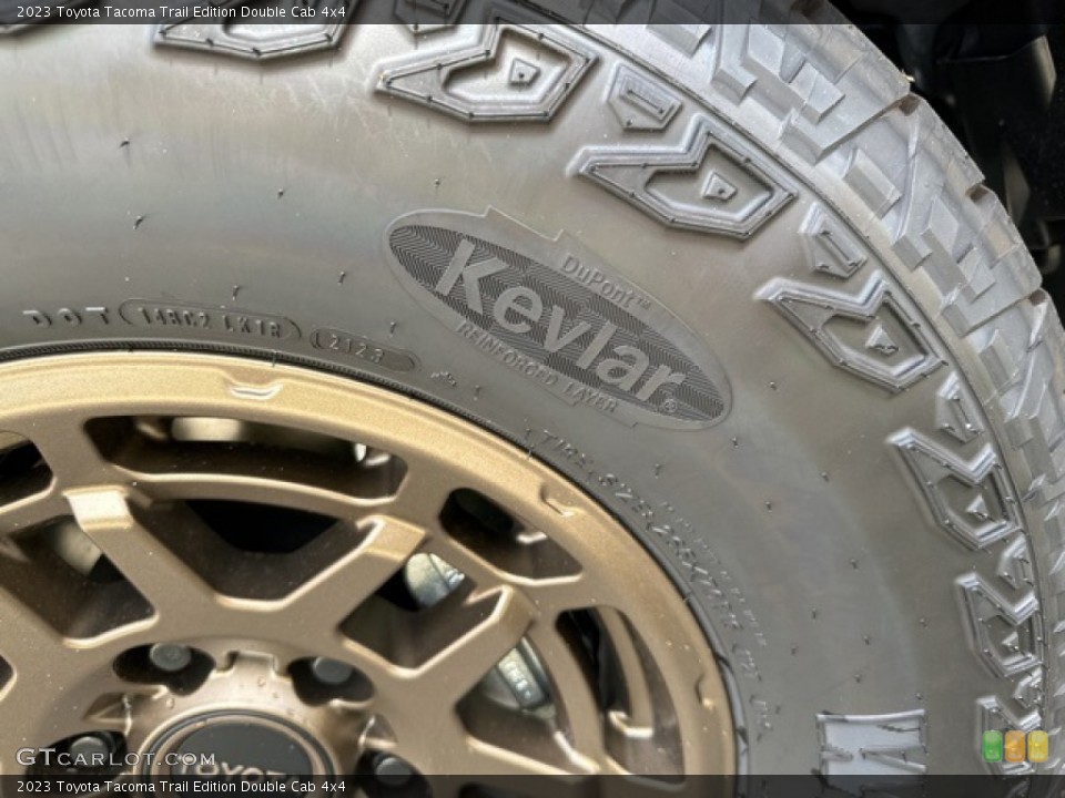 2023 Toyota Tacoma Trail Edition Double Cab 4x4 Wheel and Tire Photo #146442994