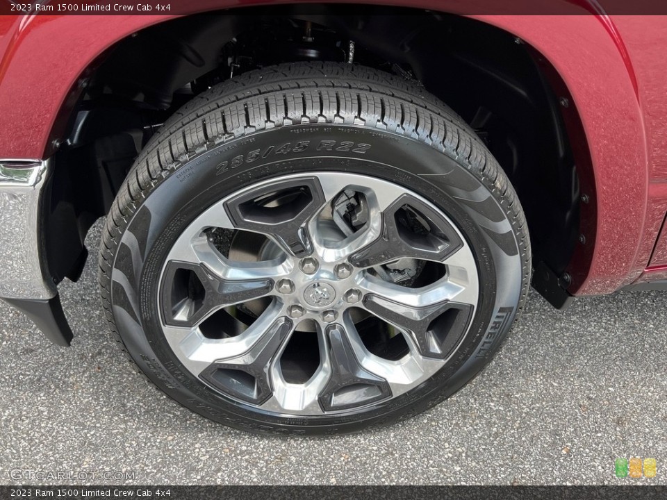 2023 Ram 1500 Limited Crew Cab 4x4 Wheel and Tire Photo #146452480