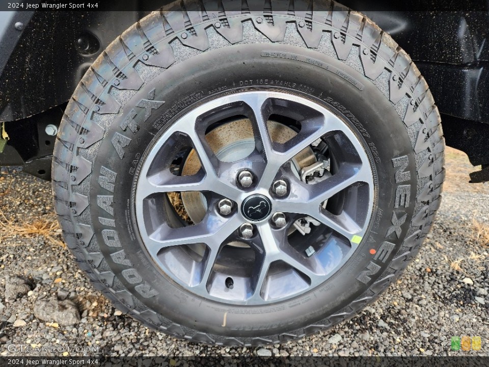 2024 Jeep Wrangler Sport 4x4 Wheel and Tire Photo #146455671