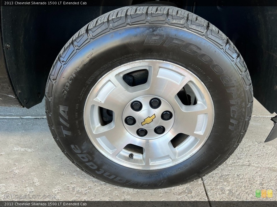 2013 Chevrolet Silverado 1500 LT Extended Cab Wheel and Tire Photo #146455754
