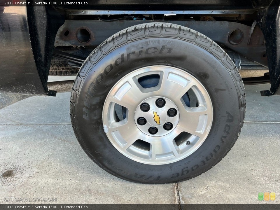 2013 Chevrolet Silverado 1500 LT Extended Cab Wheel and Tire Photo #146455780