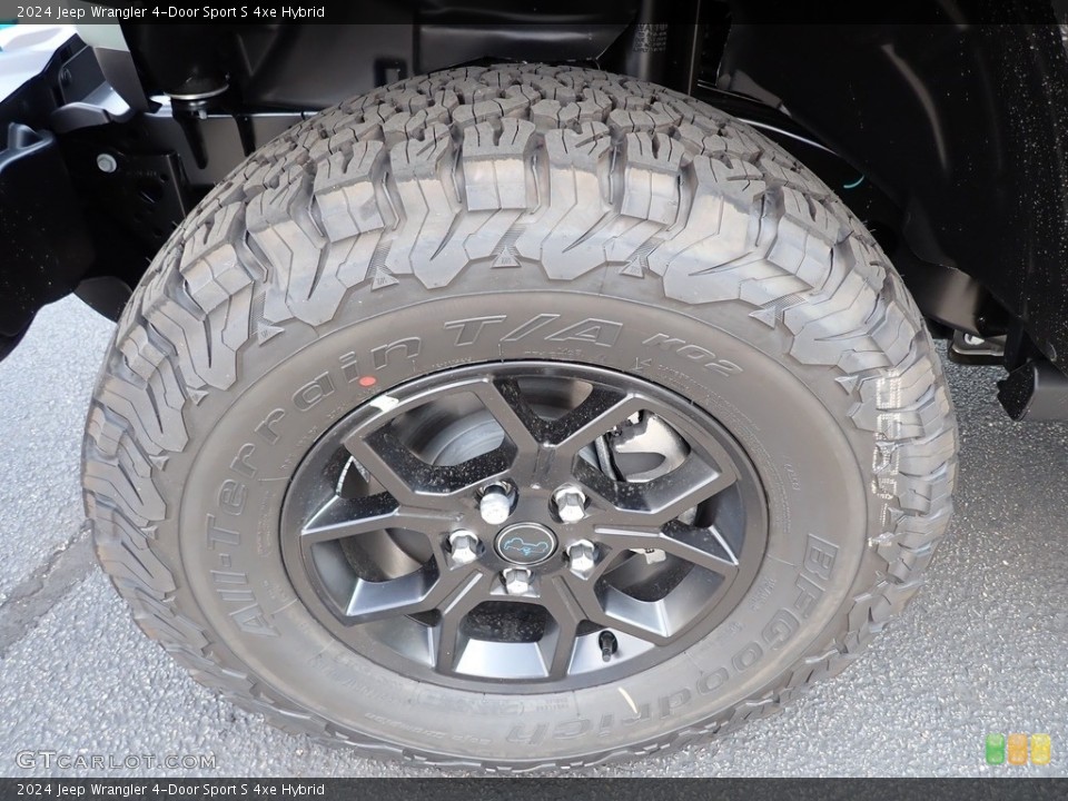 2024 Jeep Wrangler 4-Door Sport S 4xe Hybrid Wheel and Tire Photo #146463995
