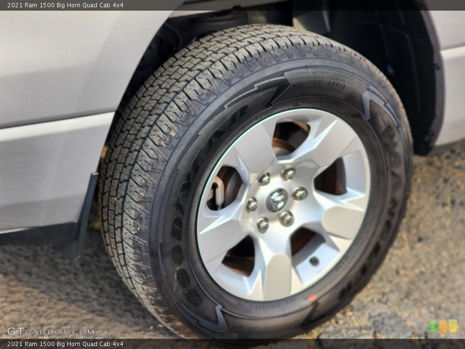 2021 Ram 1500 Big Horn Quad Cab 4x4 Wheel and Tire Photo #146470168