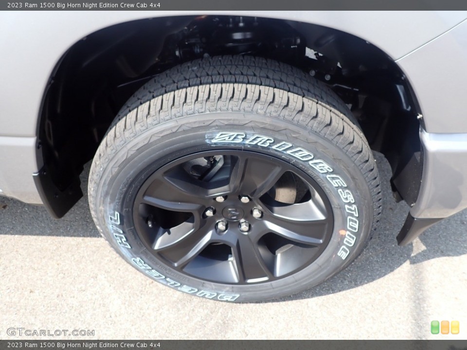 2023 Ram 1500 Big Horn Night Edition Crew Cab 4x4 Wheel and Tire Photo #146470412