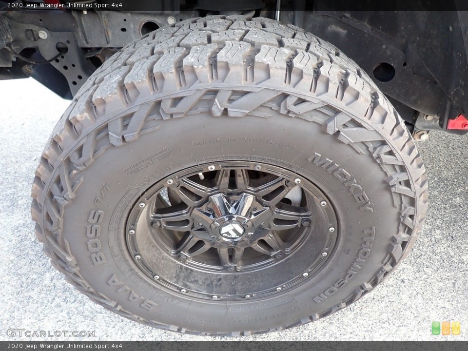 2020 Jeep Wrangler Unlimited Custom Wheel and Tire Photo #146473588