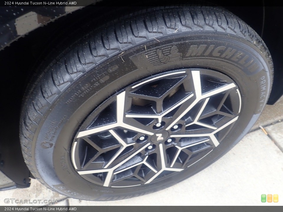 2024 Hyundai Tucson N-Line Hybrid AWD Wheel and Tire Photo #146483864