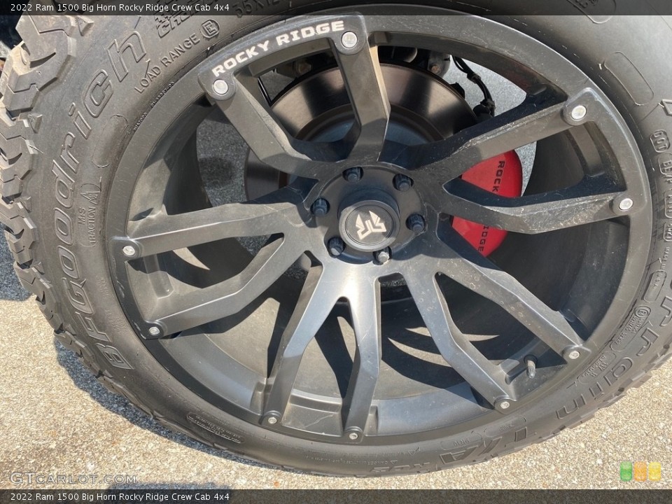 2022 Ram 1500 Big Horn Rocky Ridge Crew Cab 4x4 Wheel and Tire Photo #146491223