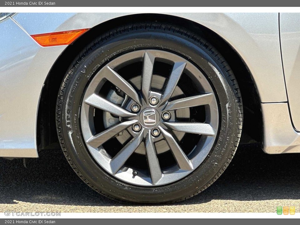 2021 Honda Civic EX Sedan Wheel and Tire Photo #146495346