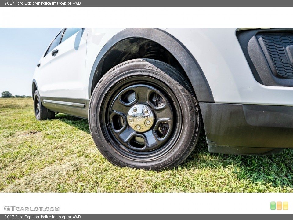 2017 Ford Explorer Police Interceptor AWD Wheel and Tire Photo #146508244