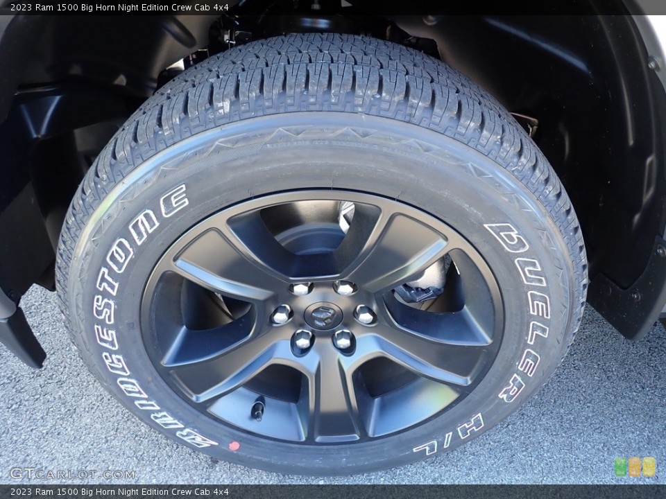 2023 Ram 1500 Big Horn Night Edition Crew Cab 4x4 Wheel and Tire Photo #146513722