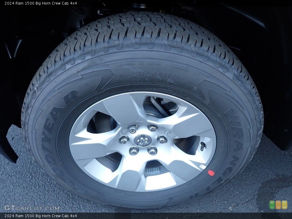 2024 Ram 1500 Big Horn Crew Cab 4x4 Wheel and Tire Photo #146514229