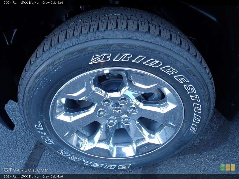 2024 Ram 1500 Big Horn Crew Cab 4x4 Wheel and Tire Photo #146516090