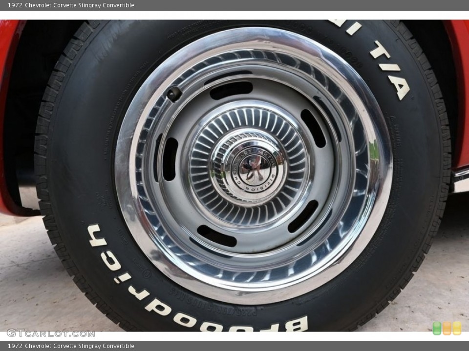 1972 Chevrolet Corvette Stingray Convertible Wheel and Tire Photo #146516198