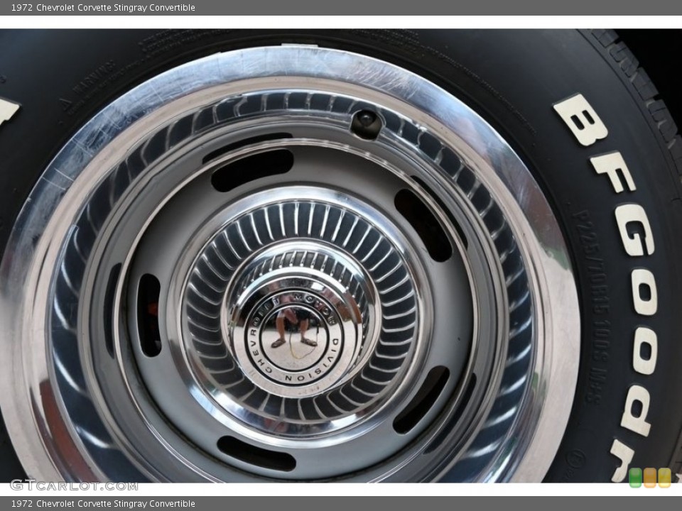 1972 Chevrolet Corvette Stingray Convertible Wheel and Tire Photo #146516201