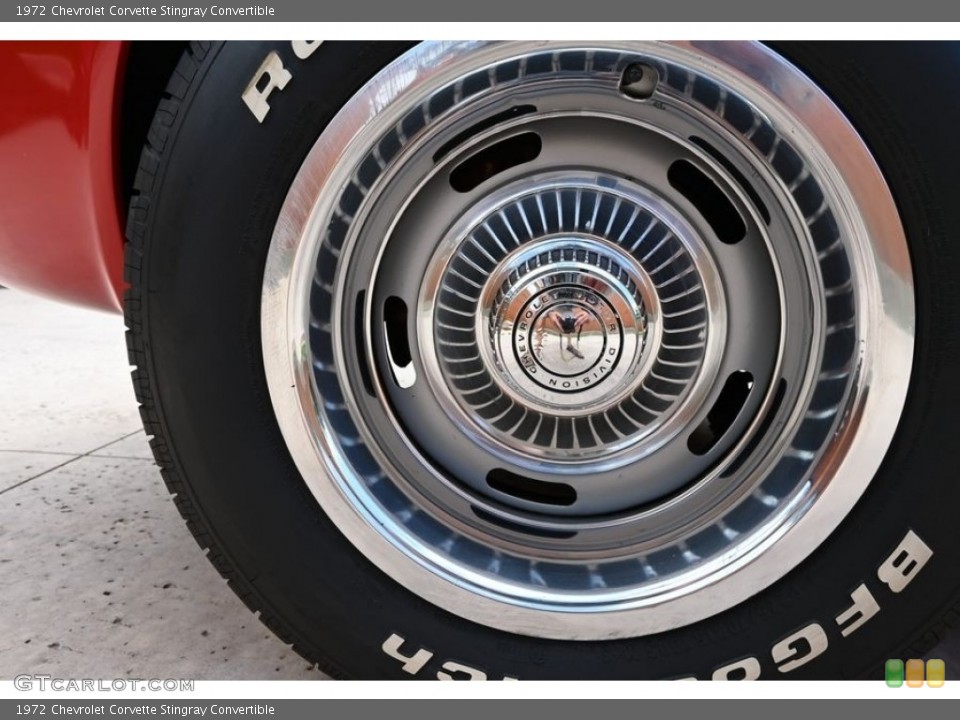 1972 Chevrolet Corvette Stingray Convertible Wheel and Tire Photo #146516204