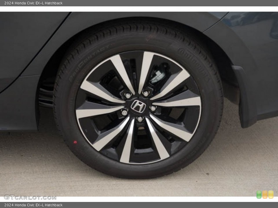 2024 Honda Civic EX-L Hatchback Wheel and Tire Photo #146517132