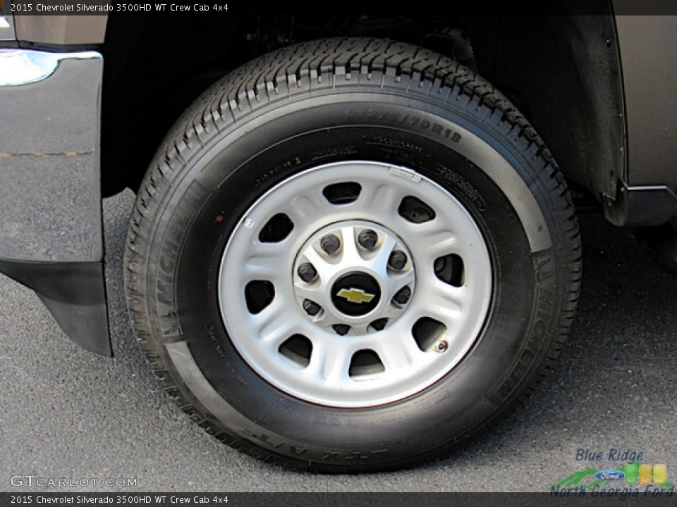 2015 Chevrolet Silverado 3500HD WT Crew Cab 4x4 Wheel and Tire Photo #146518036