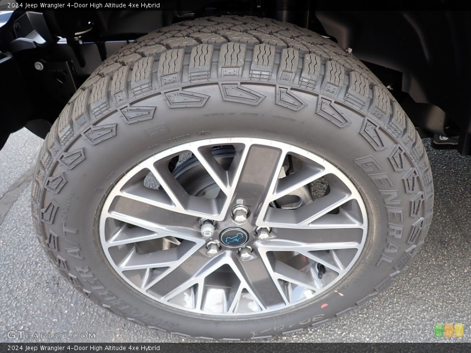 2024 Jeep Wrangler 4-Door High Altitude 4xe Hybrid Wheel and Tire Photo #146522446