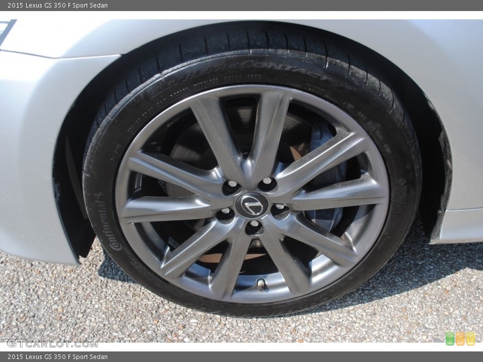 2015 Lexus GS 350 F Sport Sedan Wheel and Tire Photo #146533295