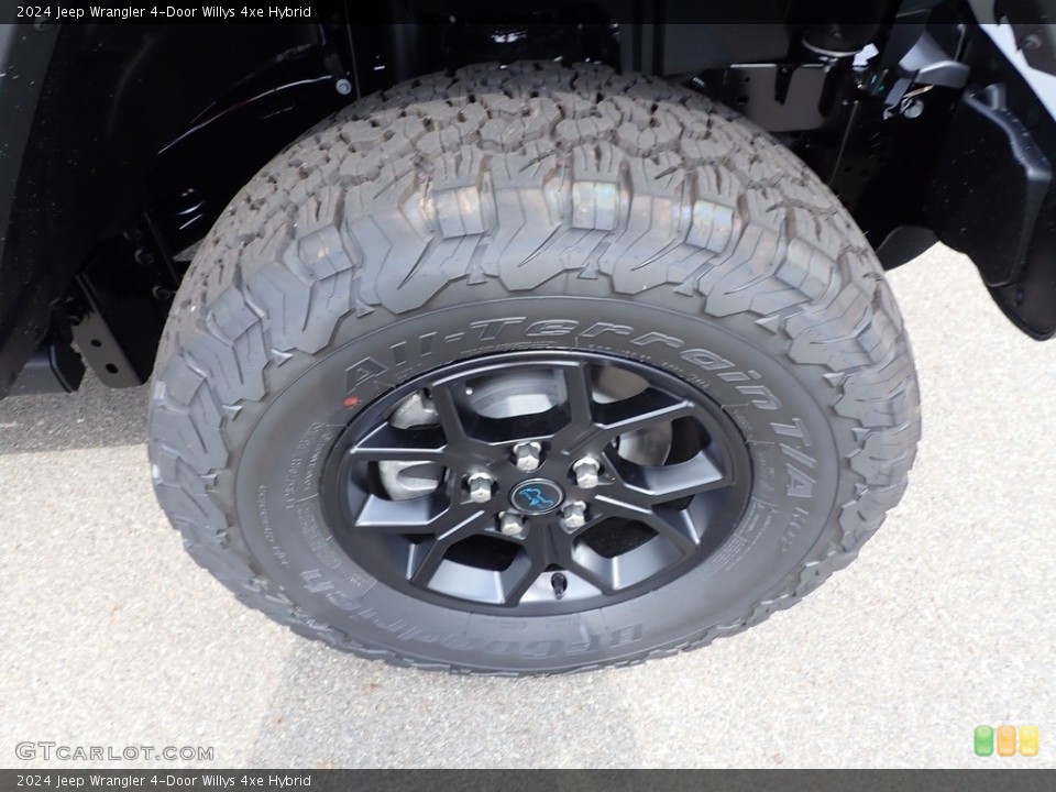 2024 Jeep Wrangler 4-Door Willys 4xe Hybrid Wheel and Tire Photo #146541847