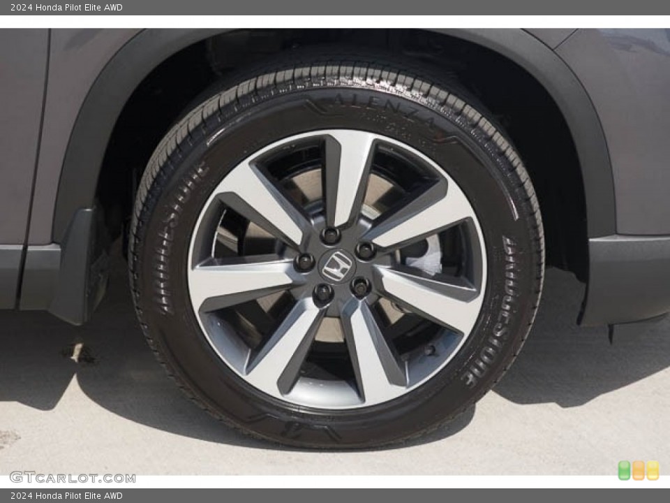 2024 Honda Pilot Elite AWD Wheel and Tire Photo #146544670
