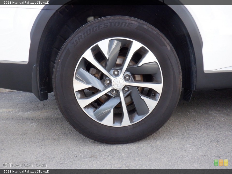 2021 Hyundai Palisade SEL AWD Wheel and Tire Photo #146546616