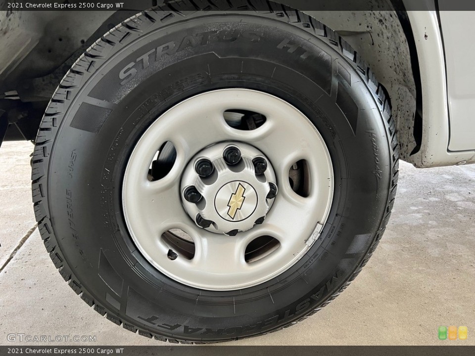 2021 Chevrolet Express 2500 Cargo WT Wheel and Tire Photo #146554352